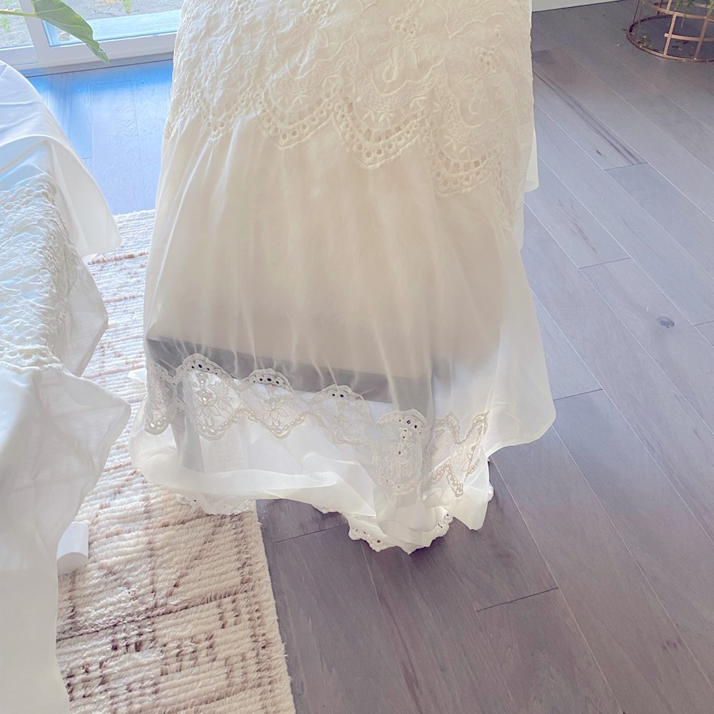 Sheer Embroidered Curtains